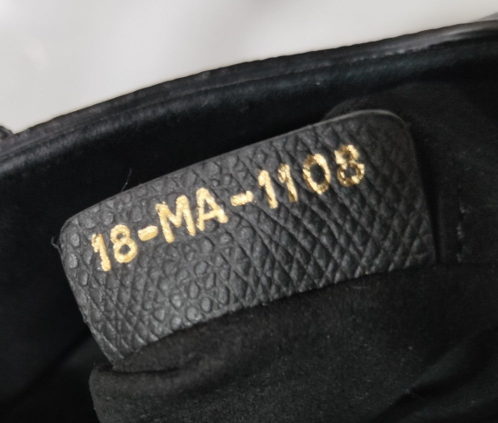 Dior Saddle Mini Black Grained GHW 2018