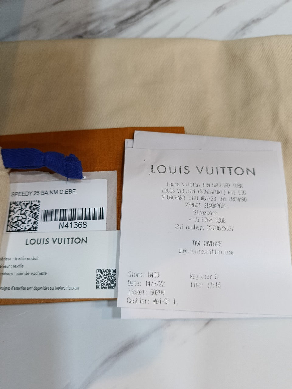 LV Bandou 25 Damier 2022 (CHIP)