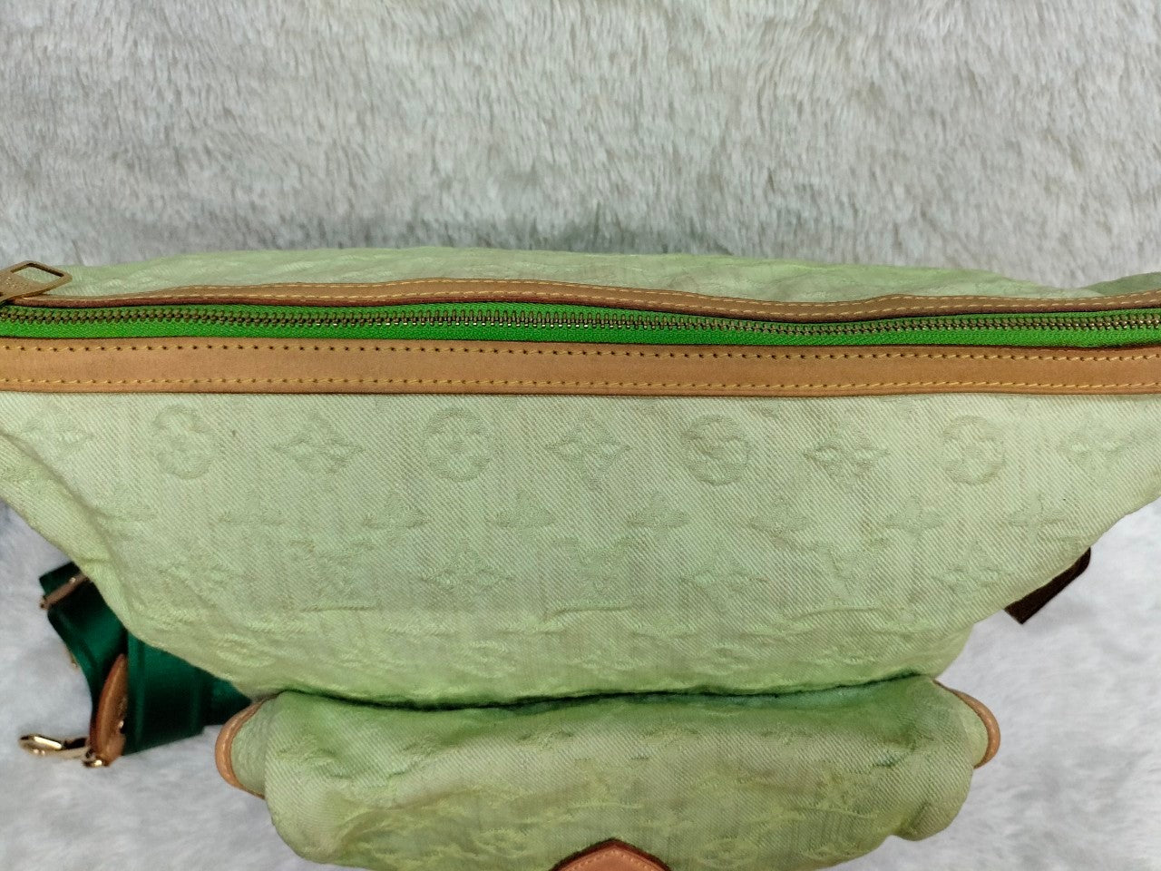 LV Sunburst PM Monogram Denim Vert Limited Edition 2010