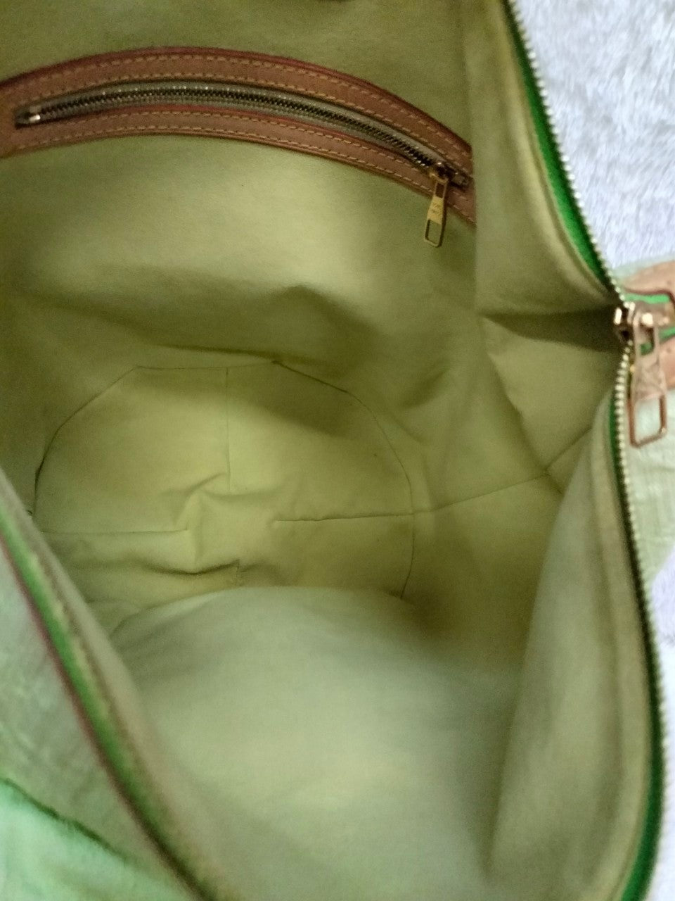 LV Sunburst PM Monogram Denim Vert Limited Edition 2010