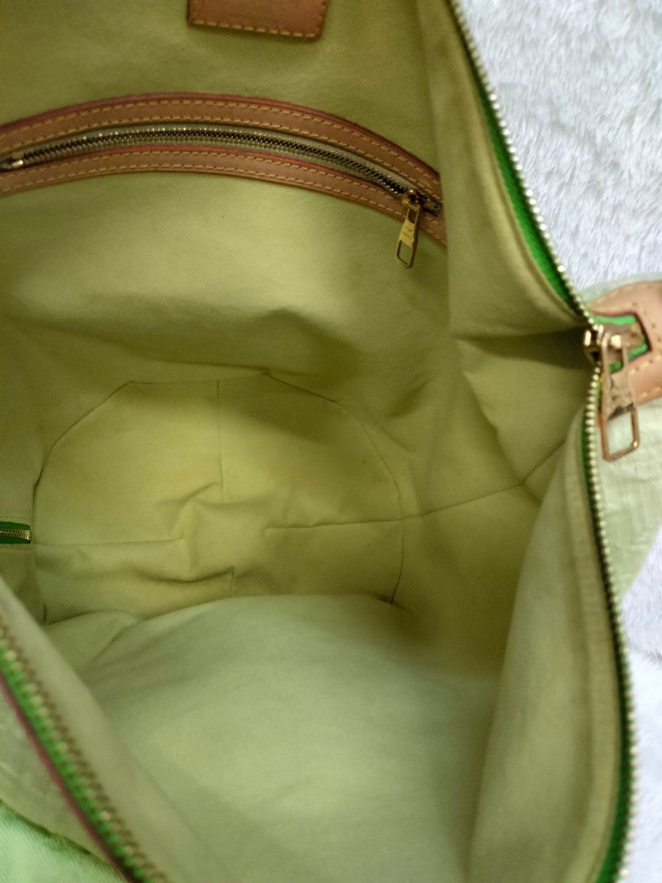 LV Sunburst PM Monogram Denim Vert Limited Edition 2010