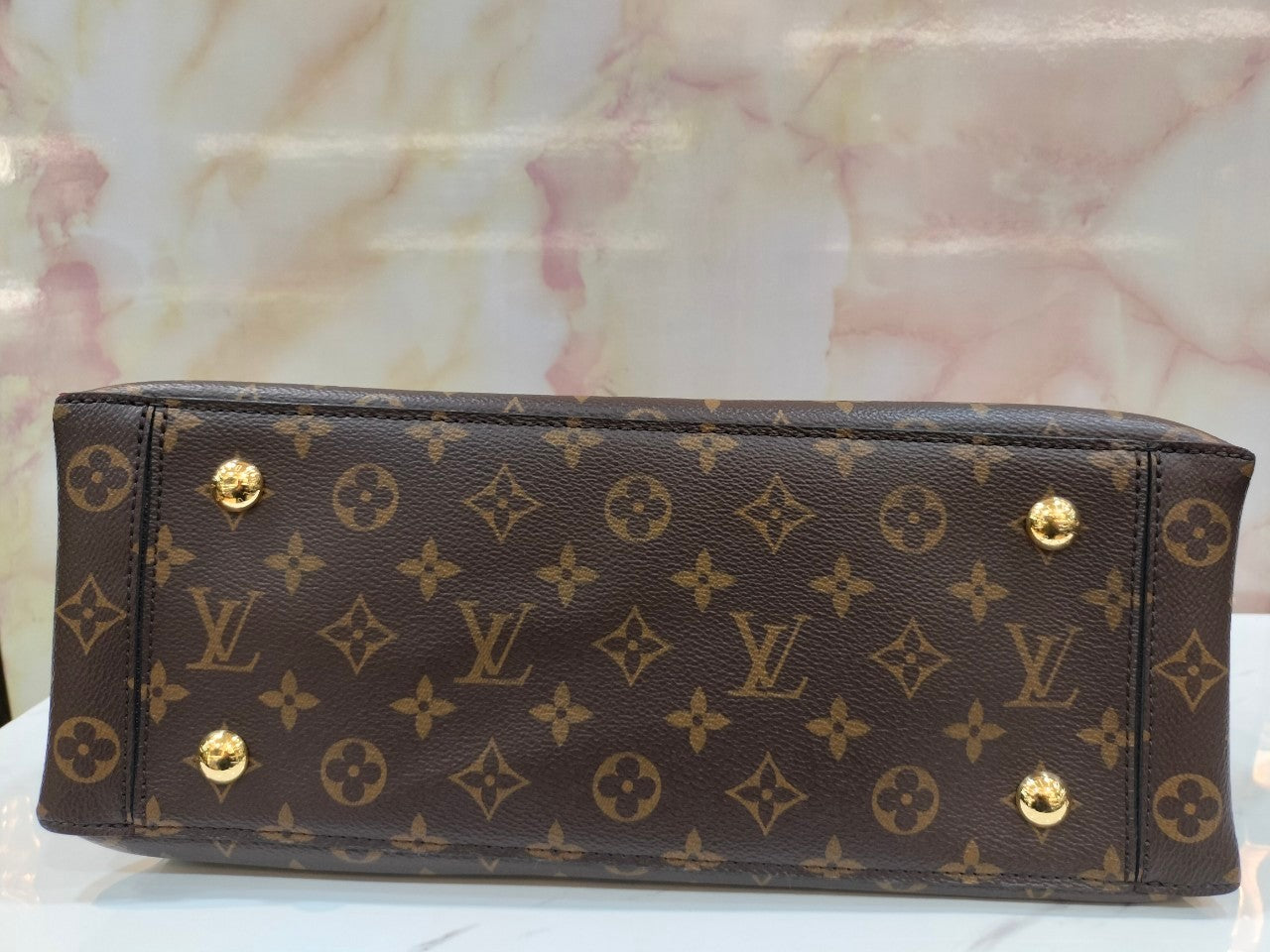LV Flower Tote Monogram Coquelicot 2019