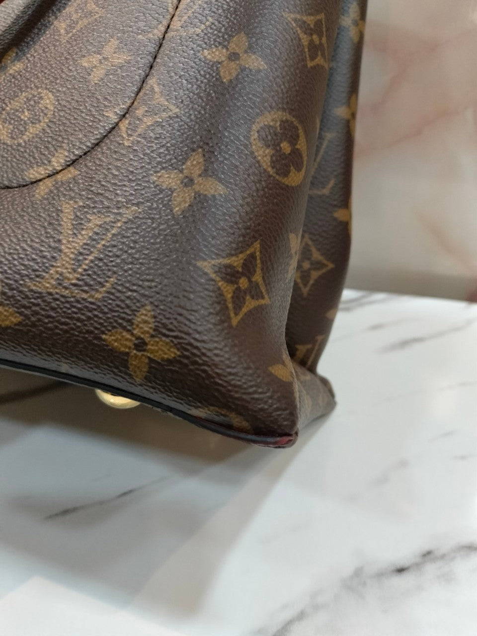 LV Flower Tote Monogram Coquelicot 2019
