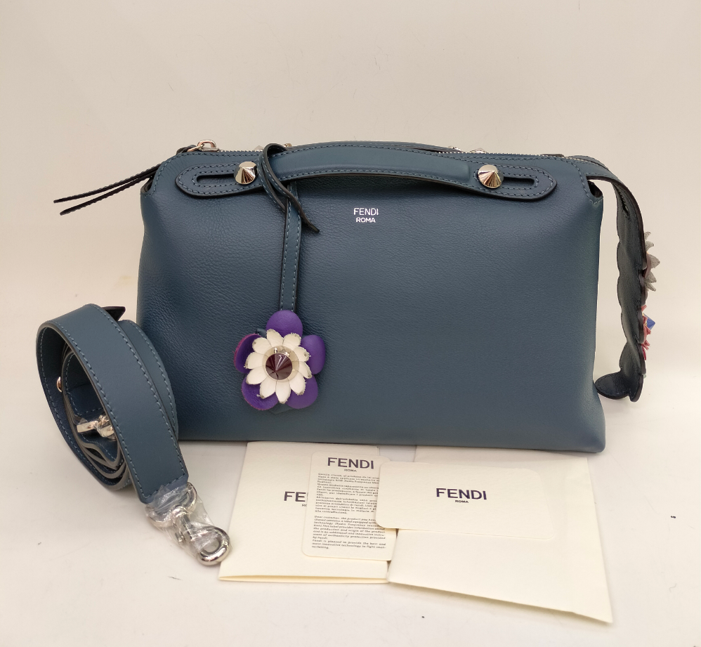 Fendi BTW Medium Blue Tail SHW 2016