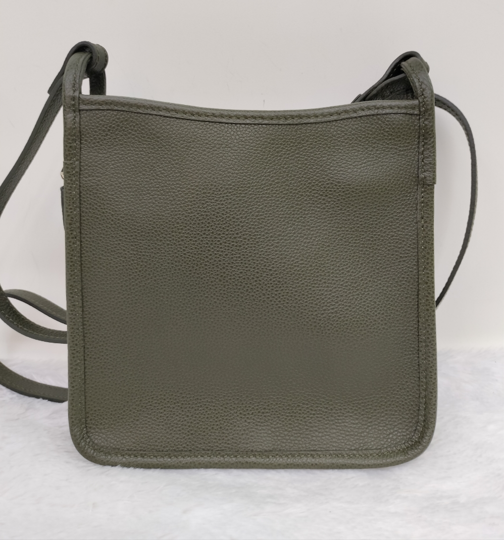Longchamp Le Foulonne Crossbody Khaki GHW