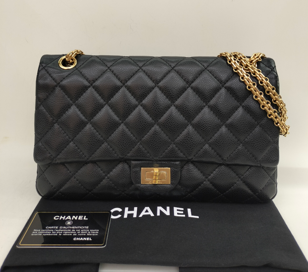 Chanel Reissue 226 Caviar Black GHW DF #19