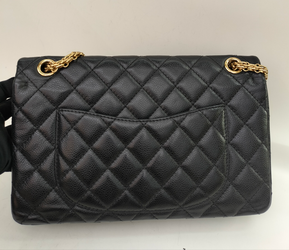 Chanel Reissue 226 Caviar Black GHW DF #19