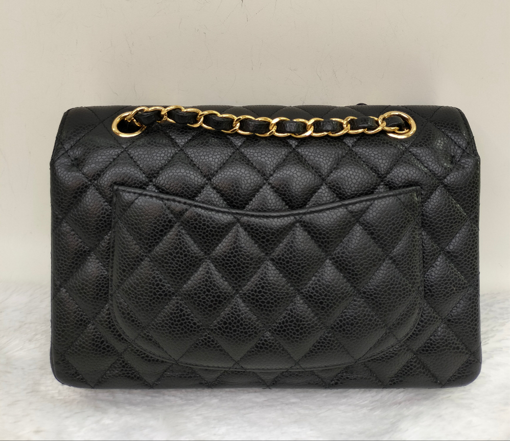Chanel Small Caviar Black GHW DF #31