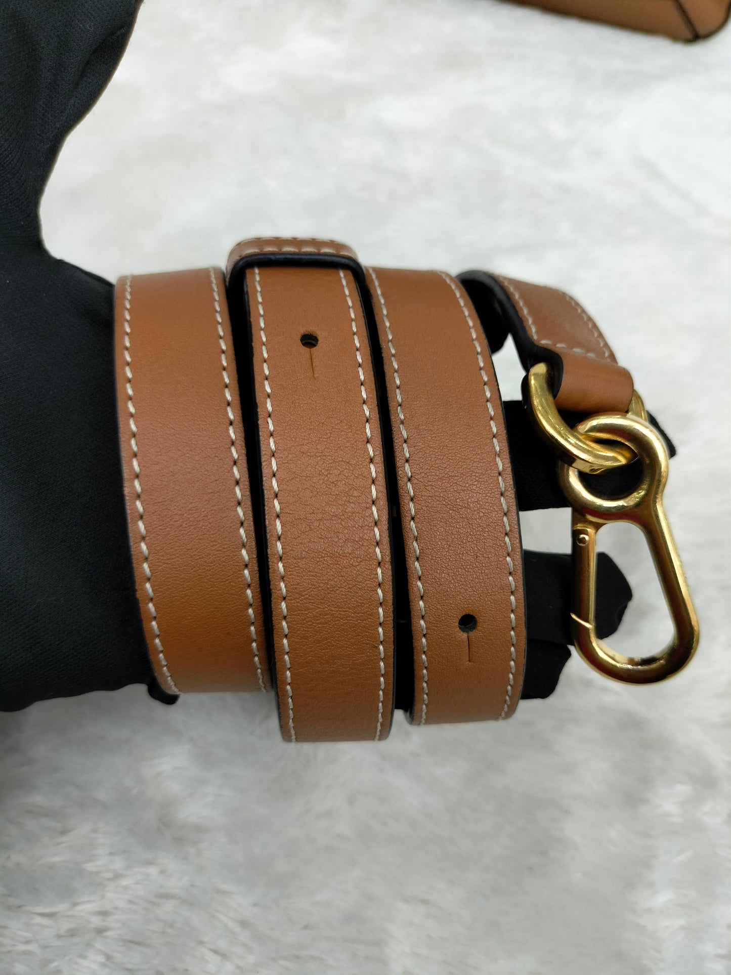 Loewe Puzzle Small Grained Caramel GHW 2020
