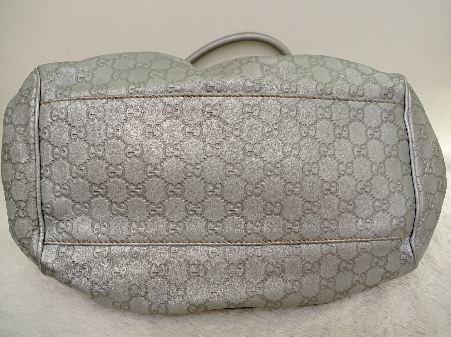 Gucci Boston Borsa Sukey Metallic Silver SHW
