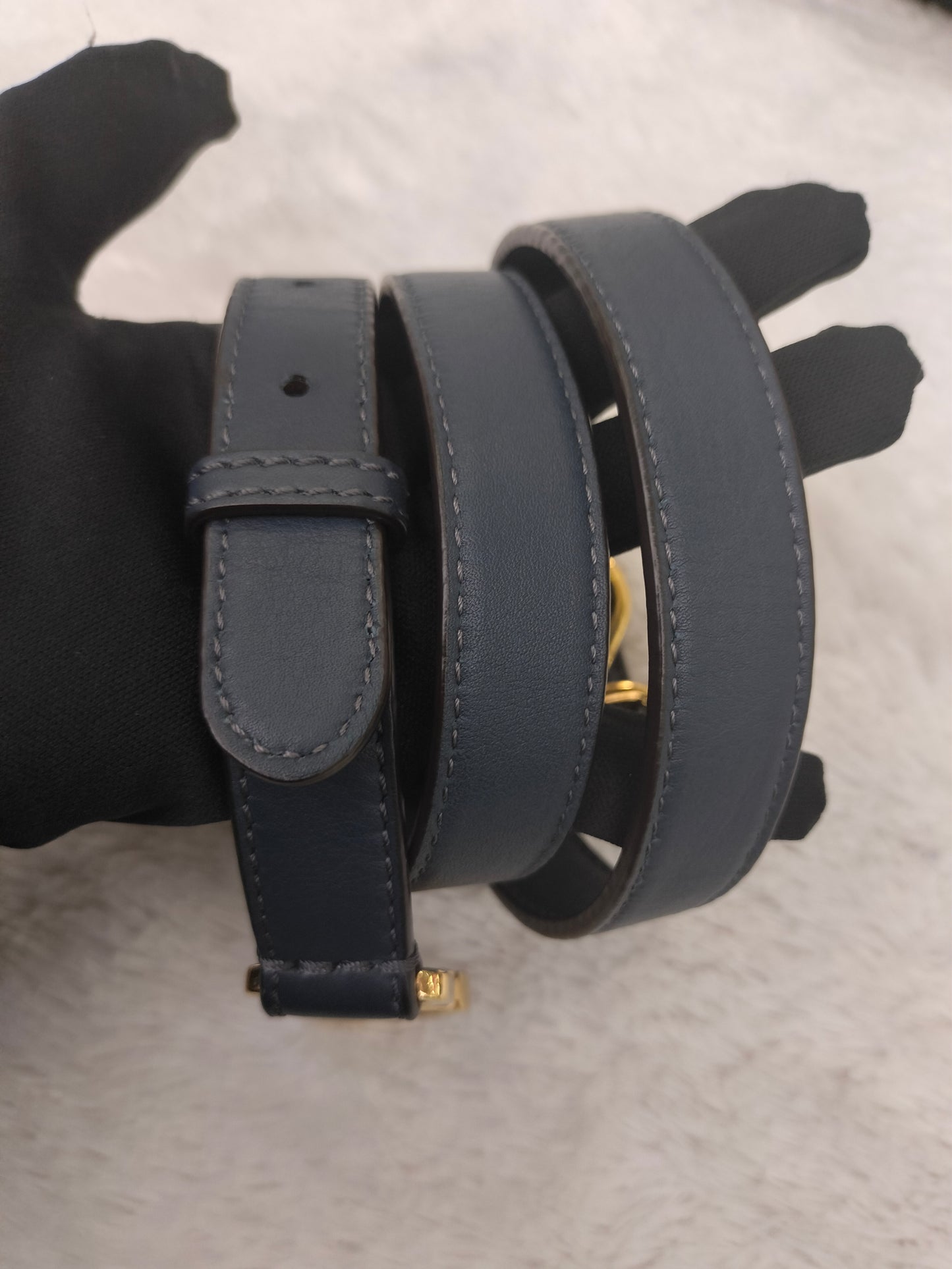 Fendi Peekaboo Essential Navy GHW