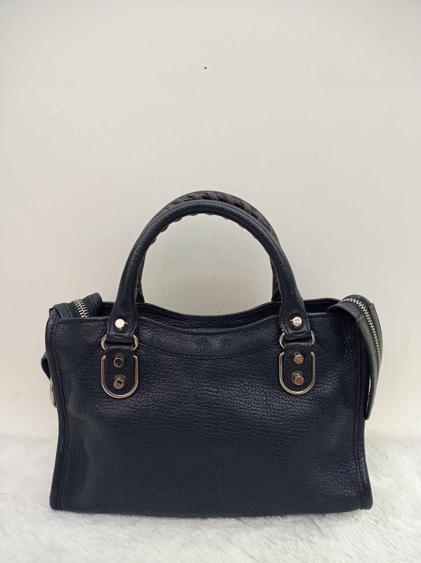 Balenciaga Mini City Edge Navy SHW