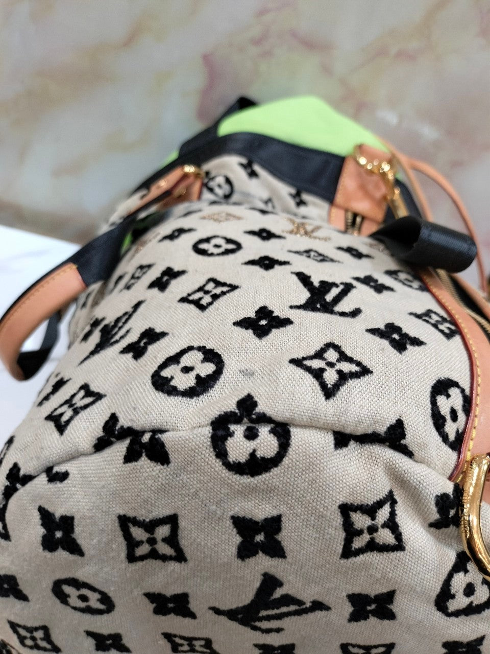LV Gypsy PM Monogram Cheche Vert Green 2009