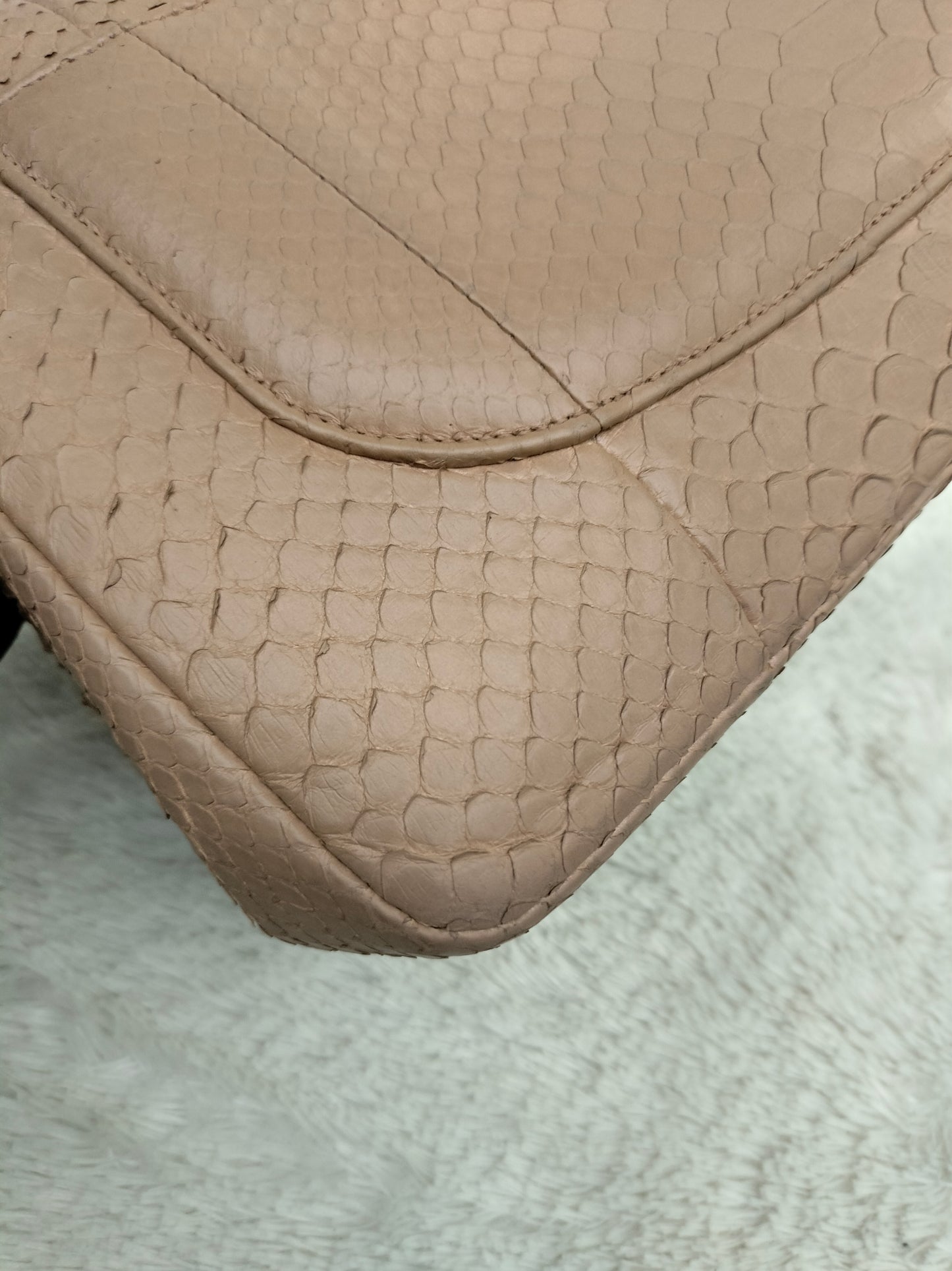Chanel Jumbo Python Caramel GHW DF #18