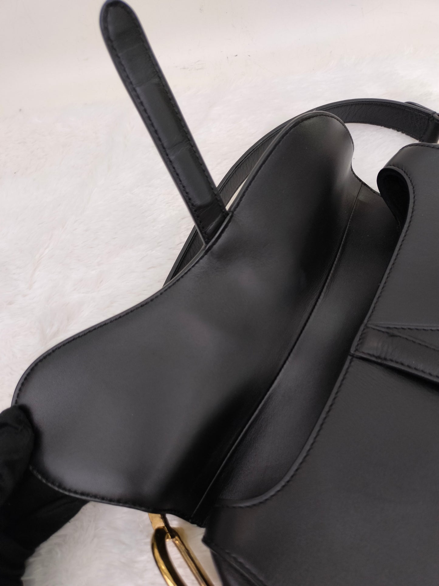 Dior Saddle Medium Black GHW 2018