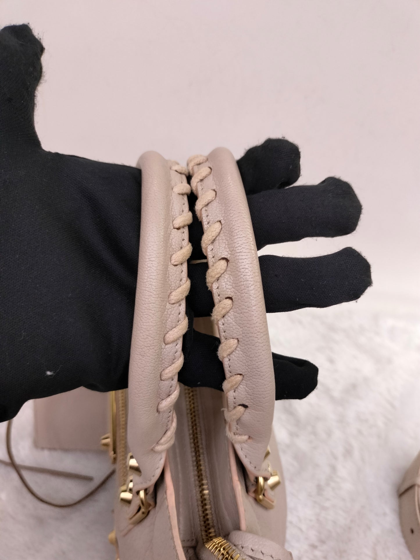 Balenciaga Mini City Edge Pink Beige GHW