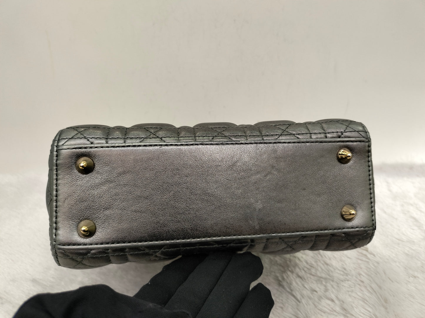 Lady Dior Small Gun Metal GHW 2019
