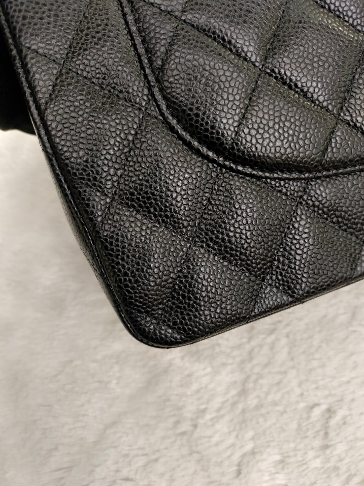 Chanel Jumbo Caviar Black GHW DF #21