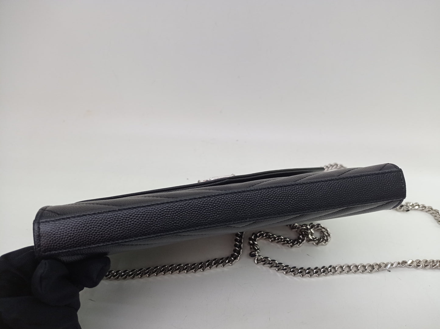 YsL WOC Chevron Grained Black SHW 2016