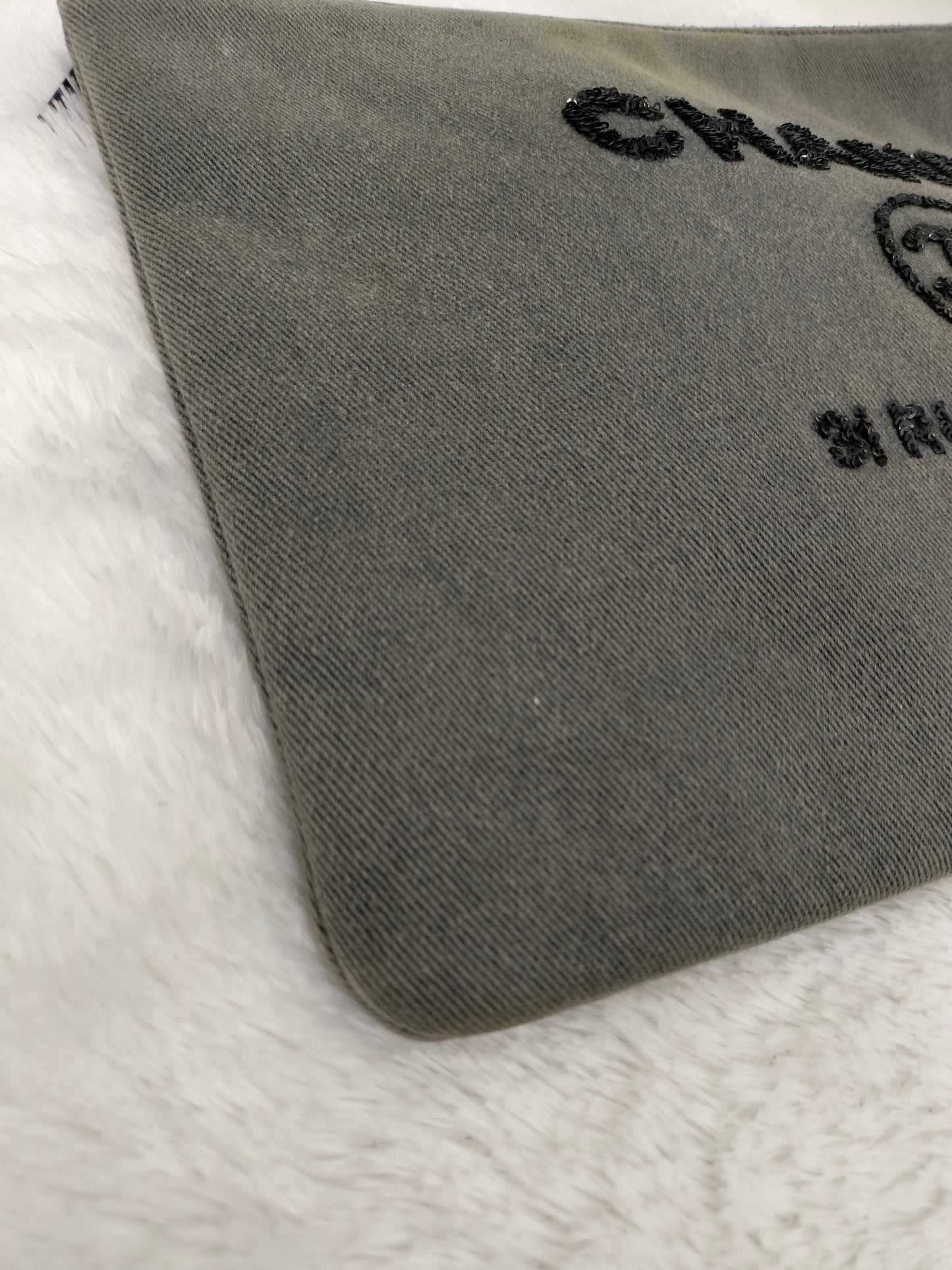 Chanel O'Case Deauville Sequin Grey SHW #23