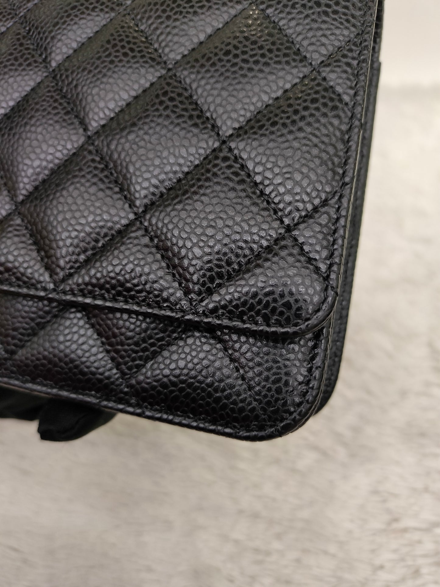 *NEW* Chanel WOC Caviar Black GHW (CHIP 2025)