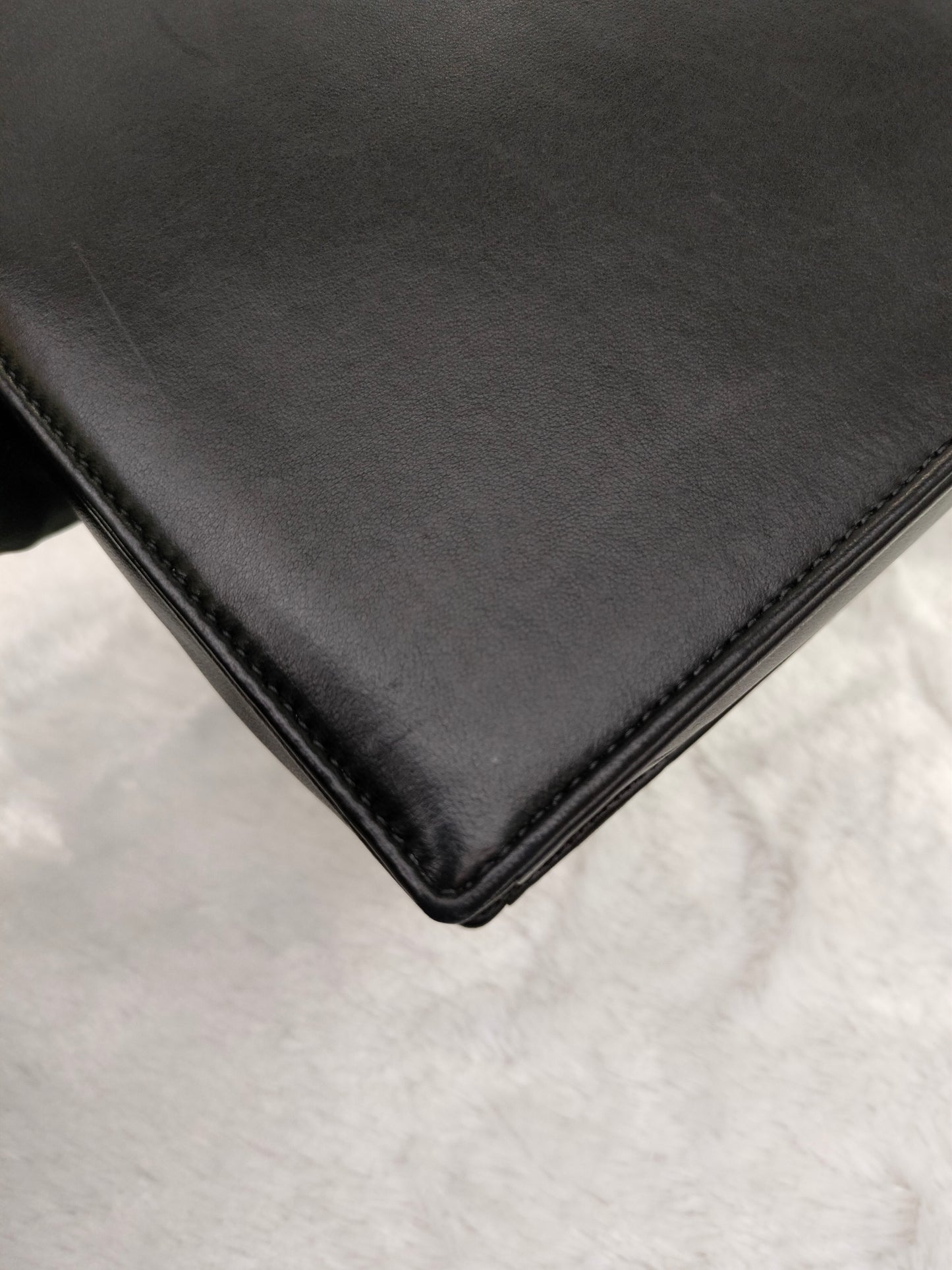 Chanel Timeless Foldover Lamb Black SHW #19