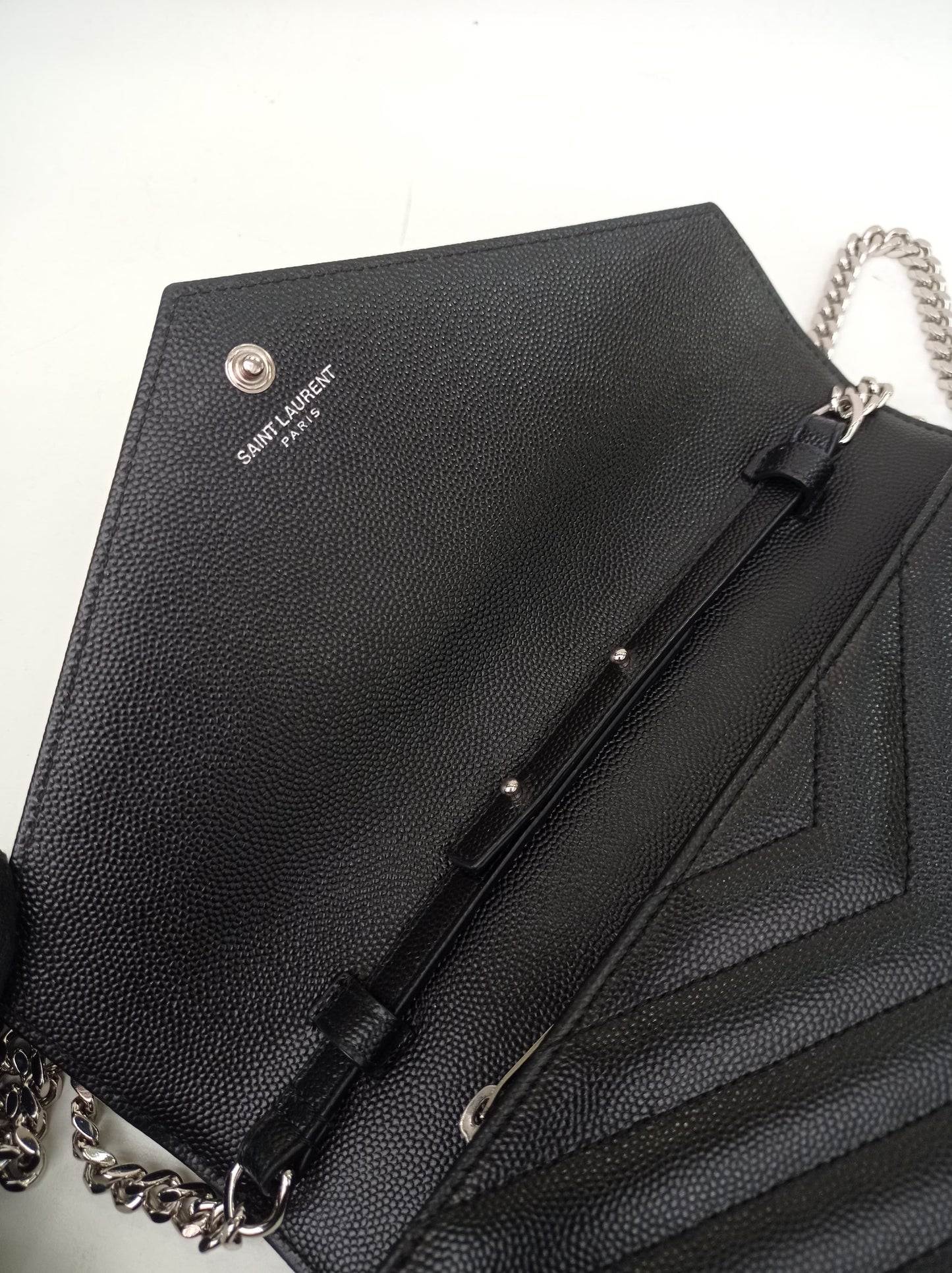 YsL WOC Chevron Grained Black SHW 2016
