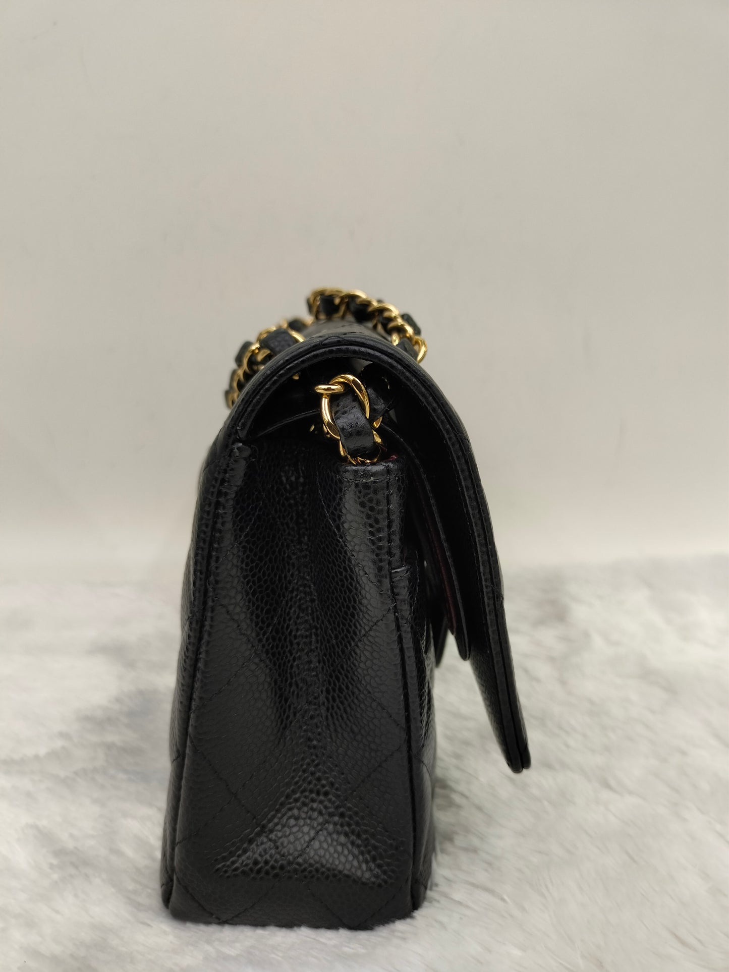 Chanel Medium Caviar Black GHW DF #29