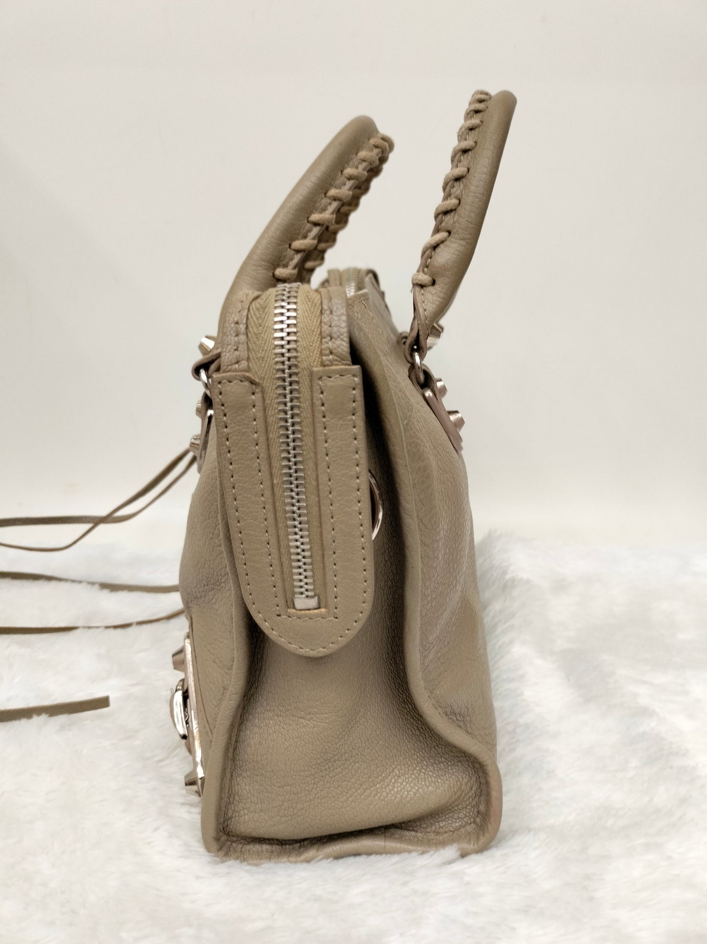 Balenciaga Small City Edge Taupe SHW 2017