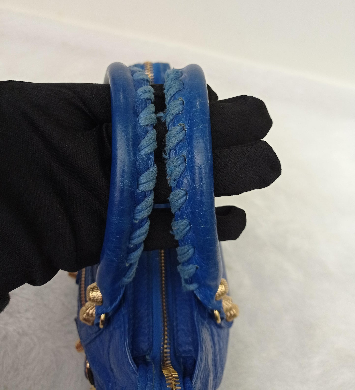 Balenciaga Mini City Blue GHW 2015