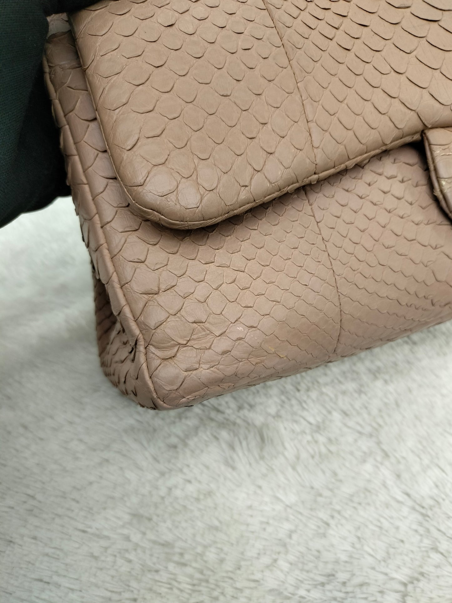 Chanel Jumbo Python Caramel GHW DF #18