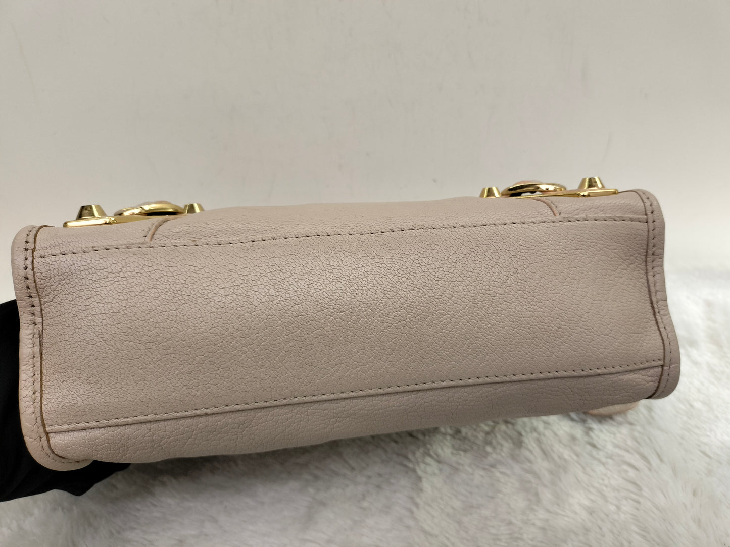 Balenciaga Mini City Edge Pink Beige GHW