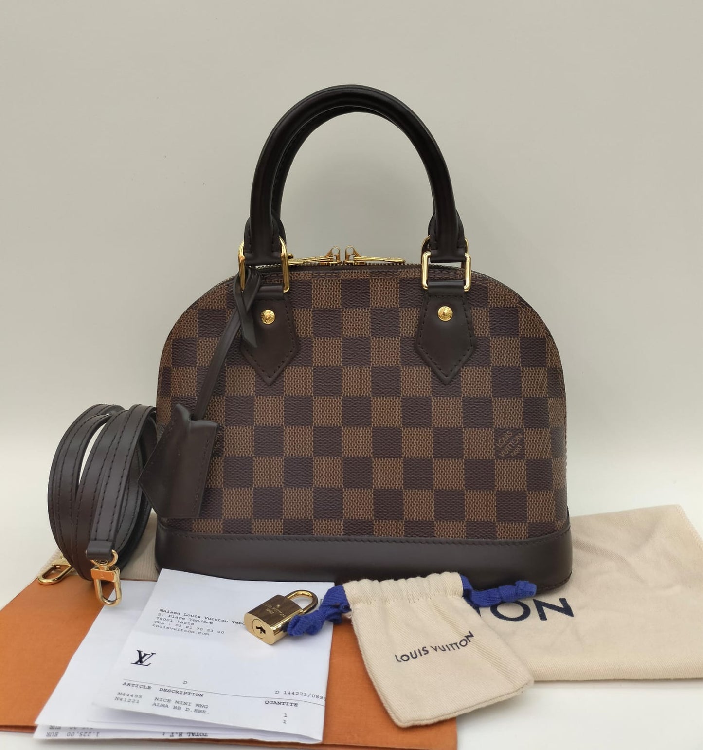 LV Alma BB Damier 2019