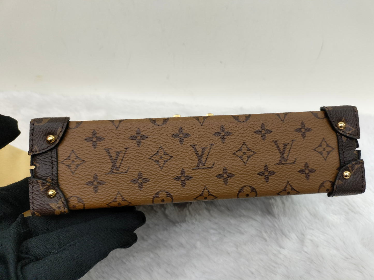LV Petite Malle Trunk Monogram Reverse 2017