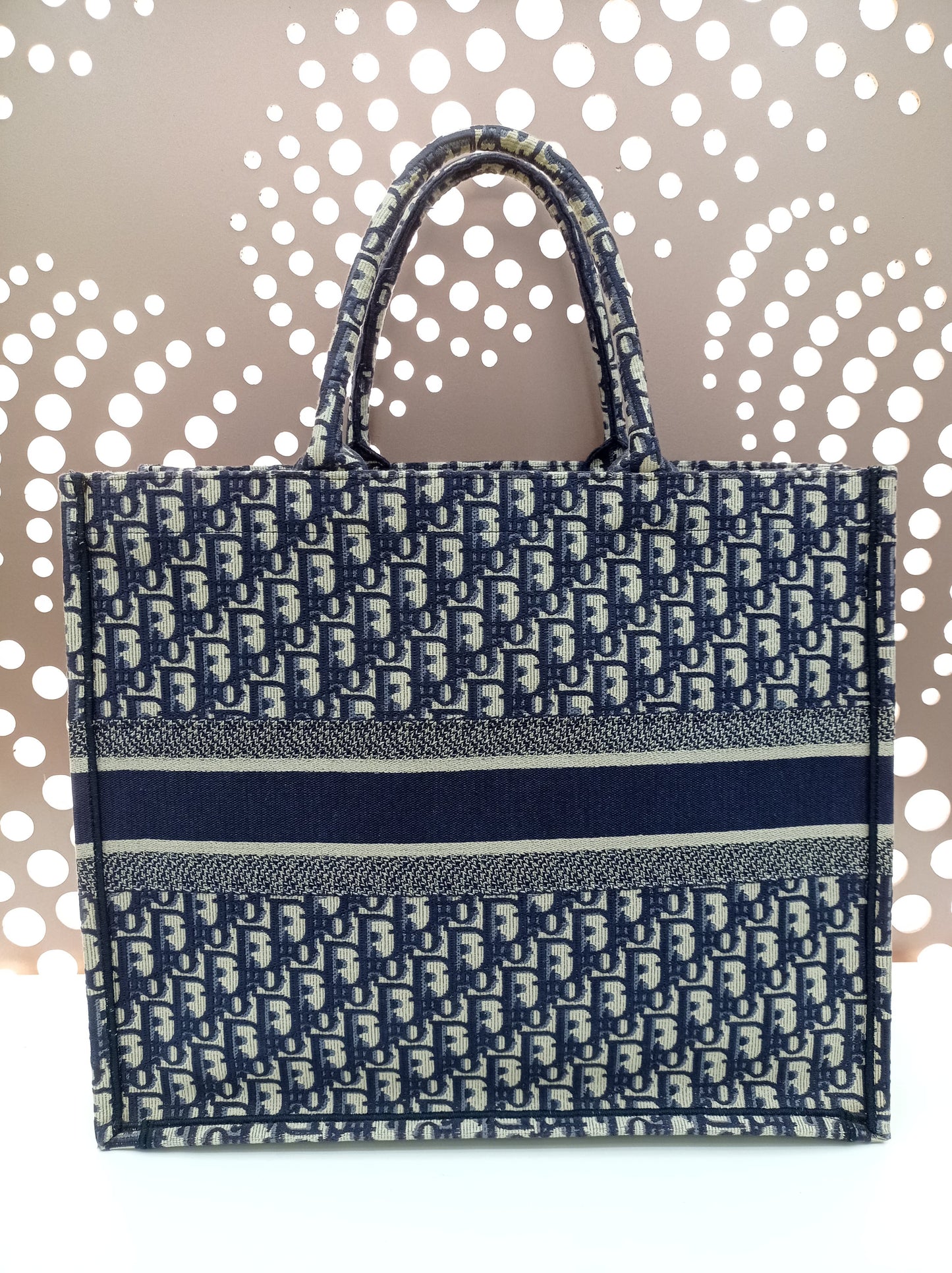 Dior Book Tote Large Oblique Navy 2019
