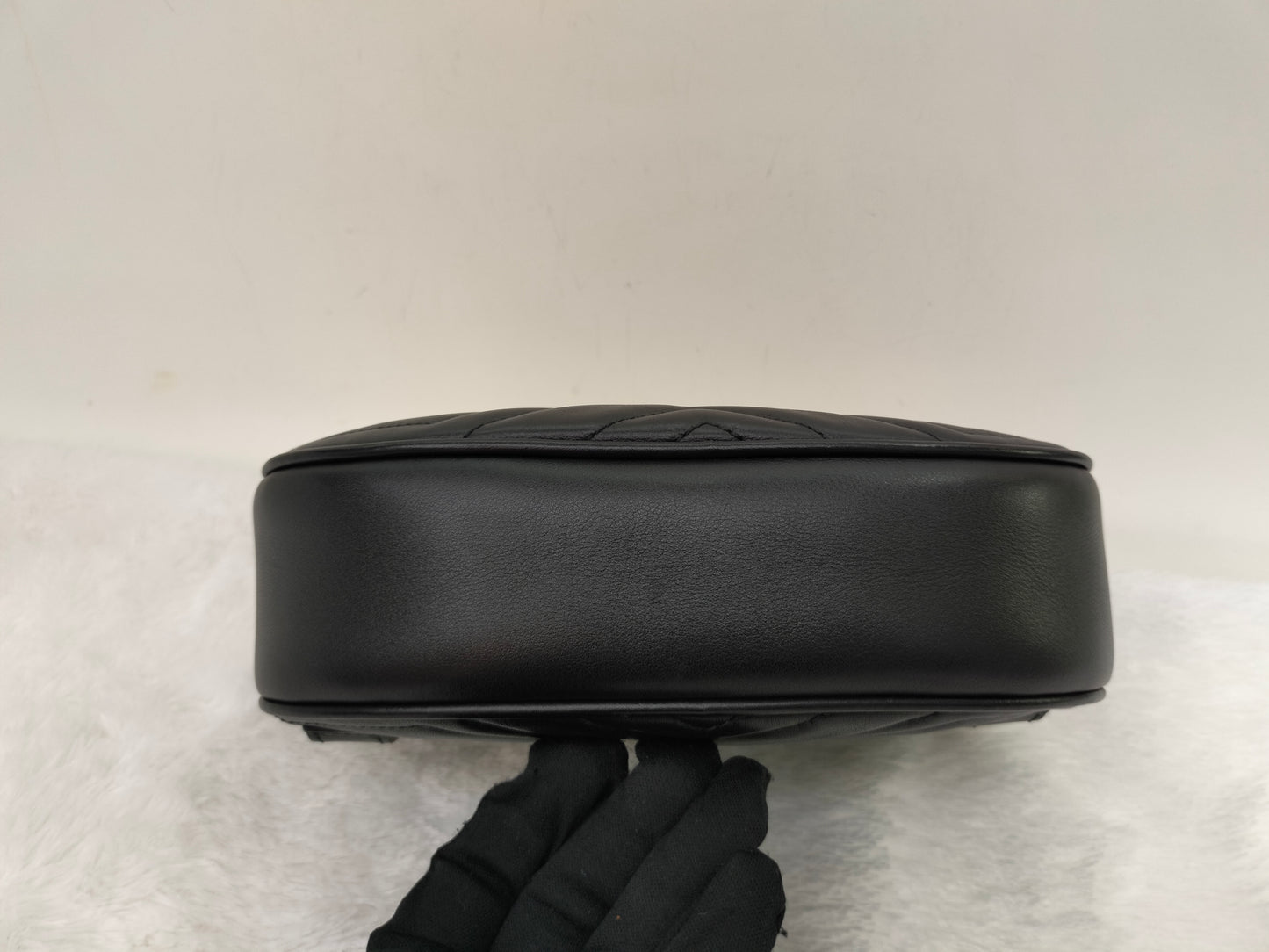 Gucci Marmont Belt Bag Black GHW