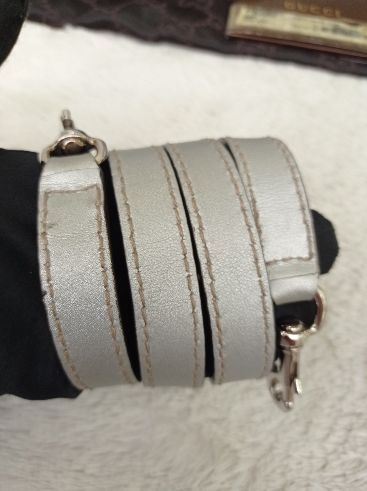 Gucci Boston Borsa Sukey Metallic Silver SHW