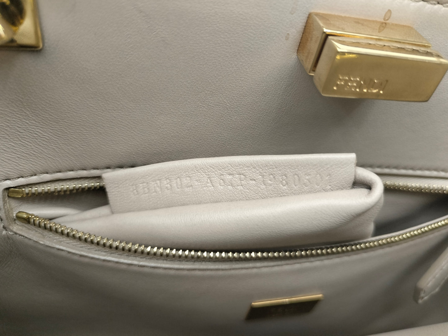 Fendi Peekaboo Essential Navy GHW