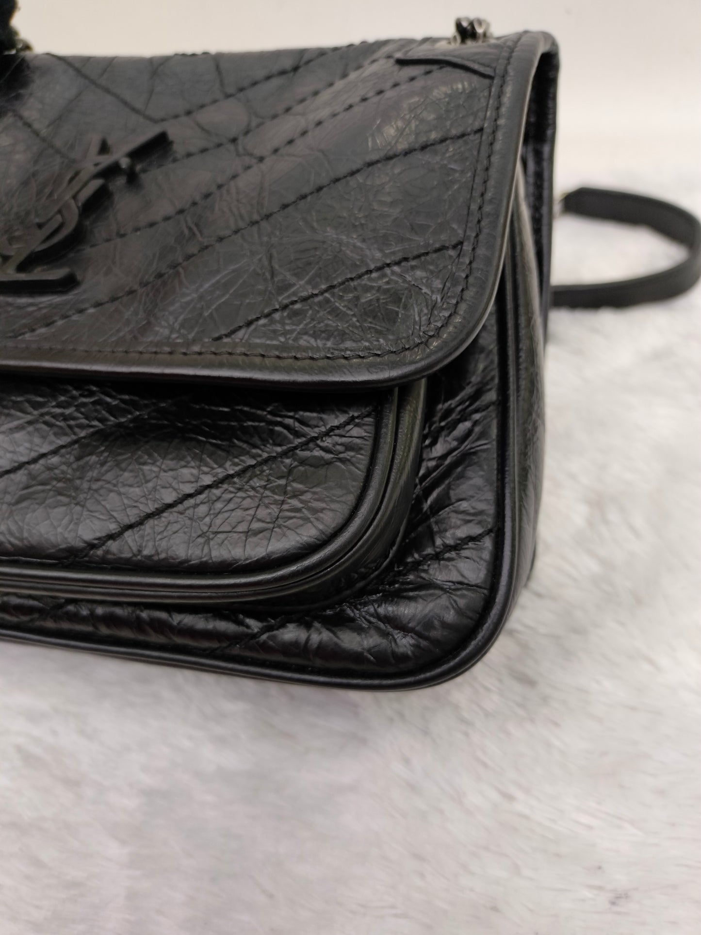 YsL Niki Baby Calfskin Black RHW 2018