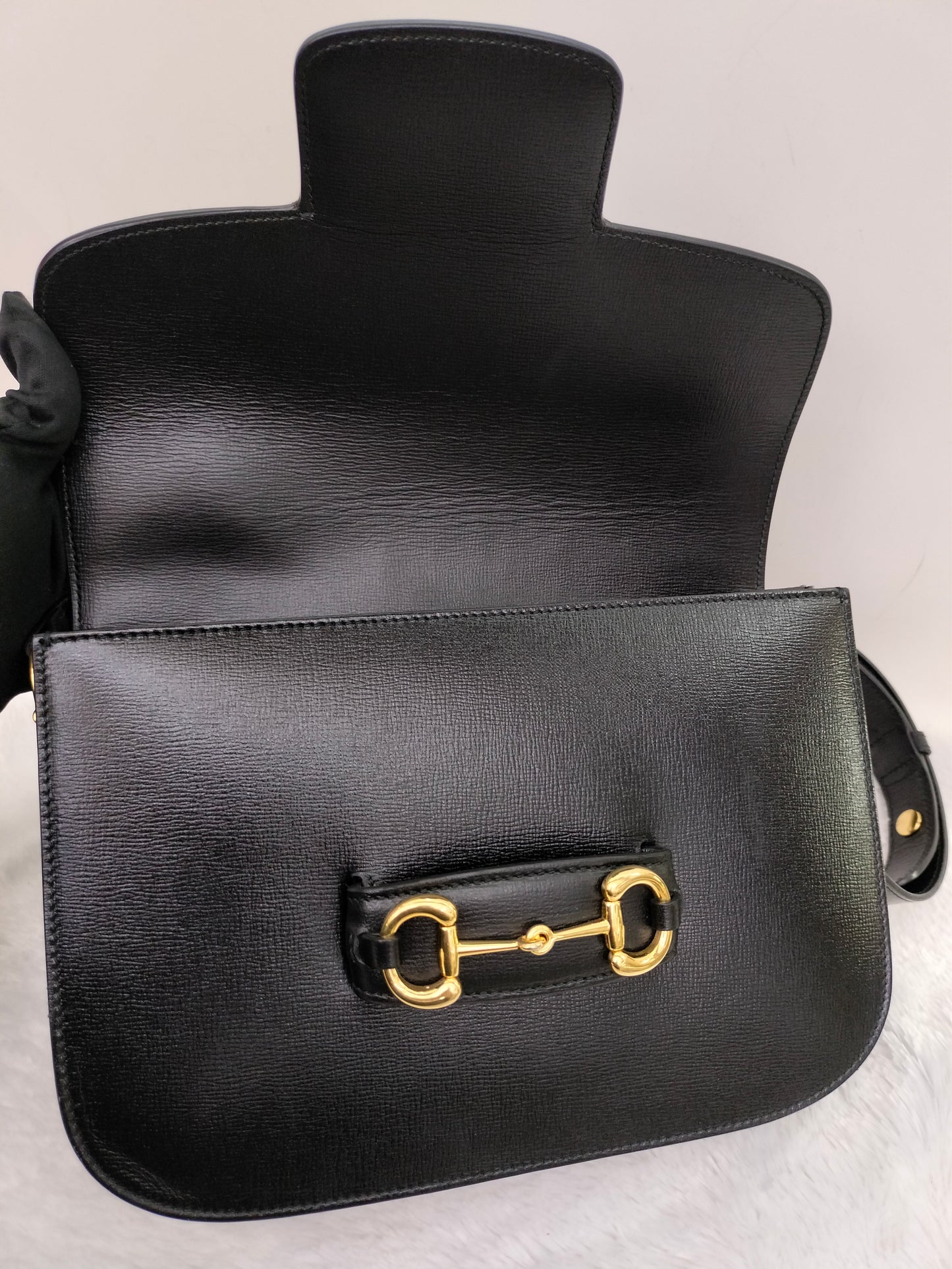 Gucci Horsebit Medium Black GHW