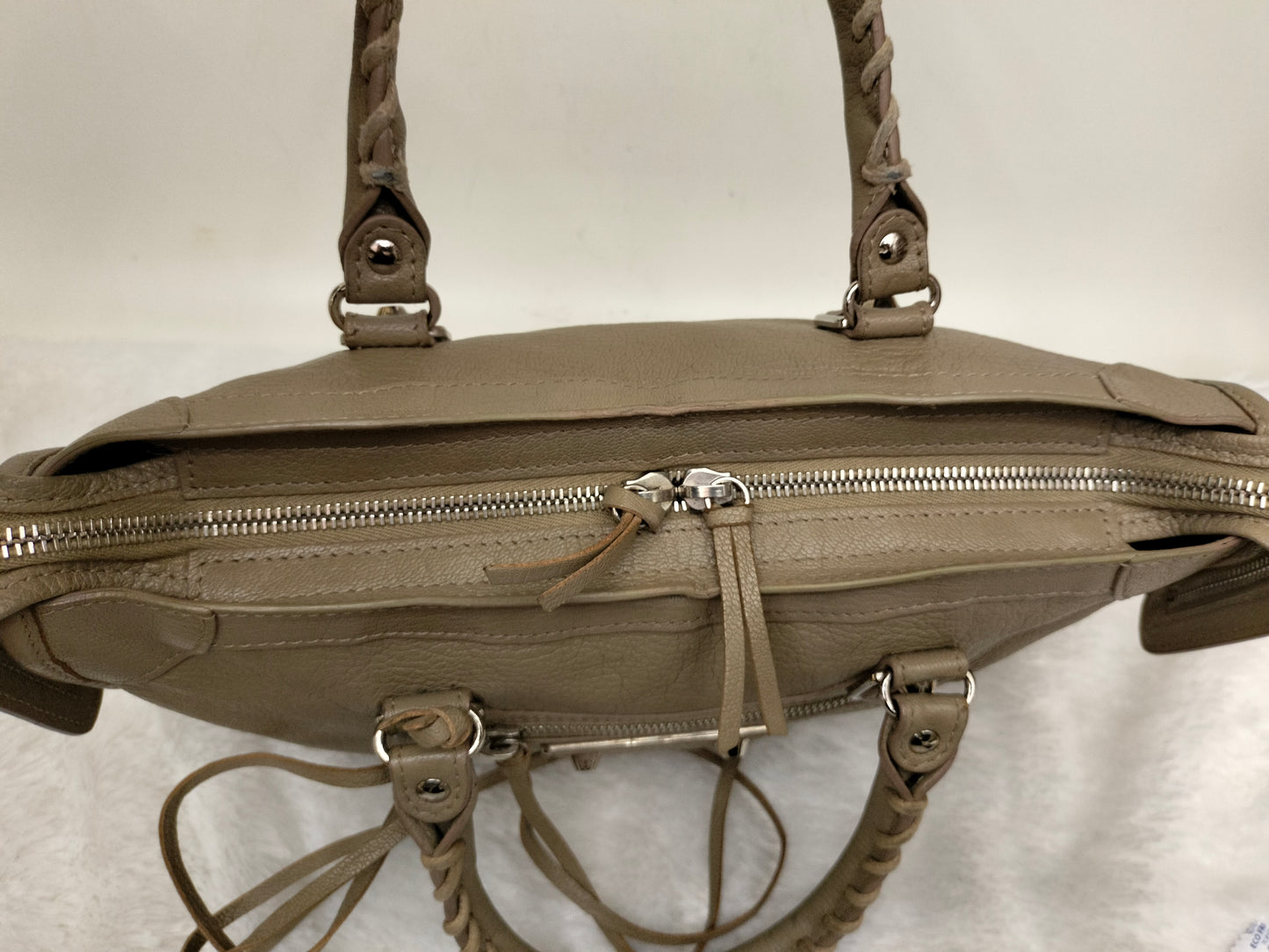 Balenciaga Small City Edge Taupe SHW 2017