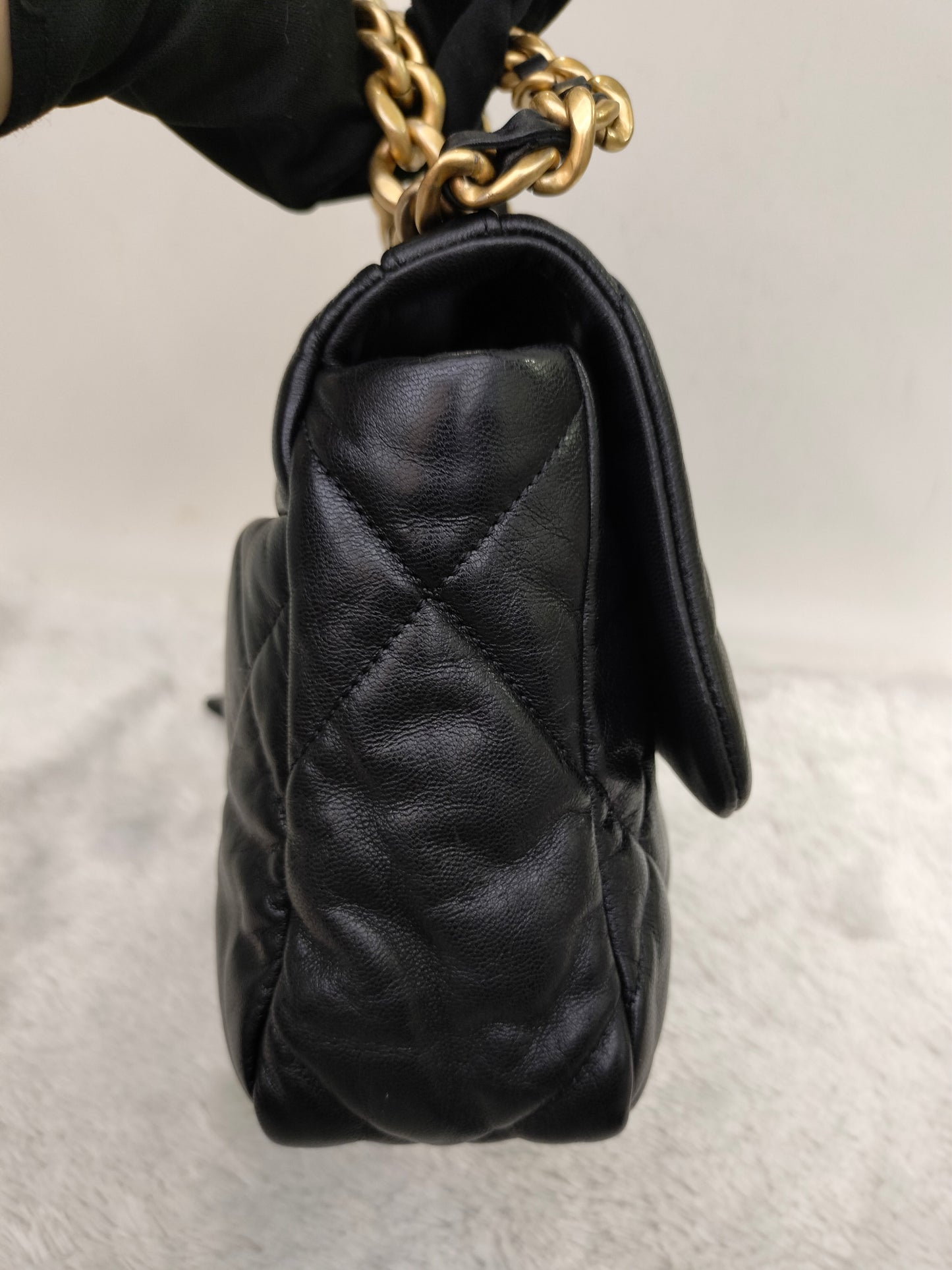 Chanel C19 Small Black GHW #30