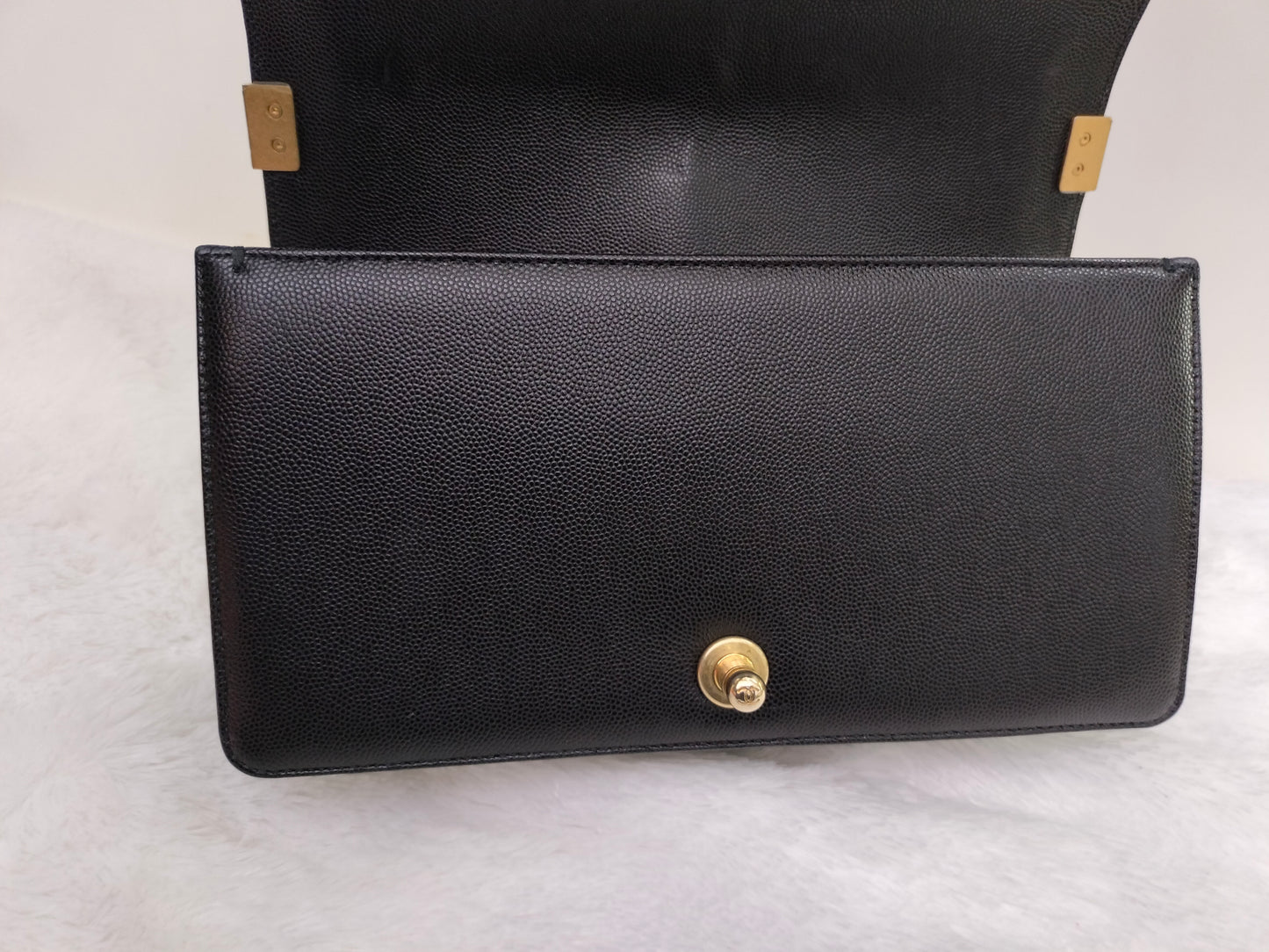 Chanel Boy 25 Caviar Black GHW #29