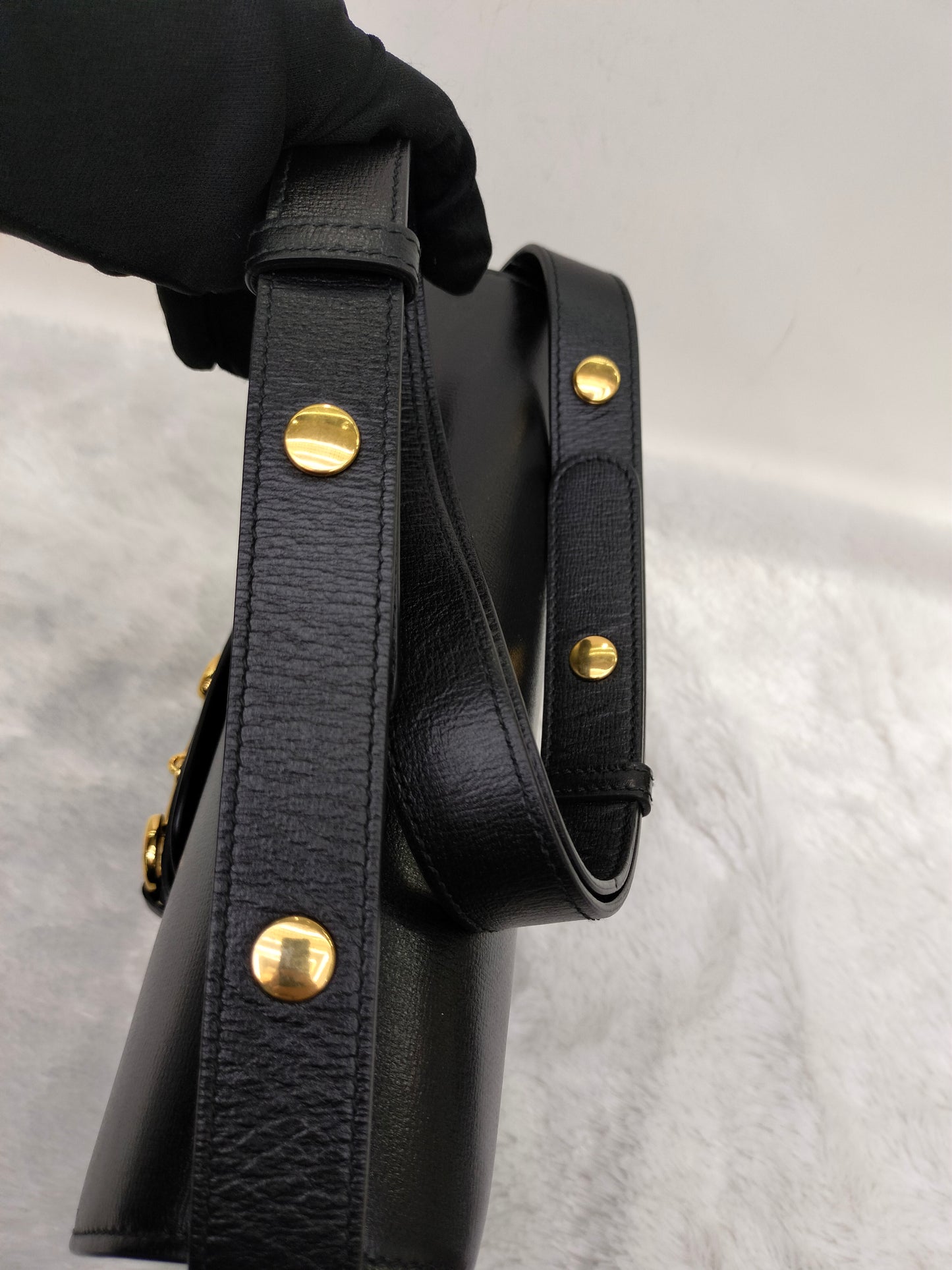 Gucci Horsebit Medium Black GHW