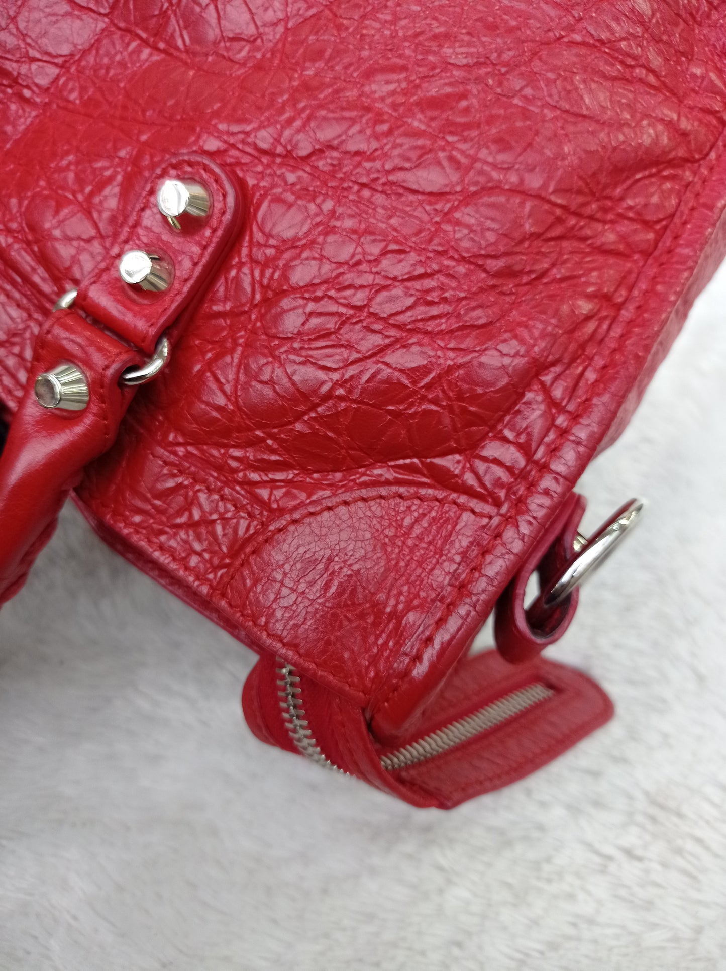 Balenciaga Small City Classic Red SHW