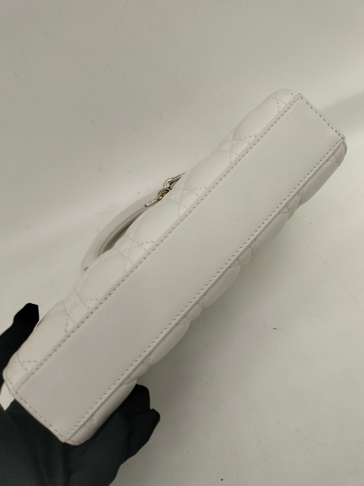 Dior D'Joy Small Lamb White GHW 2022