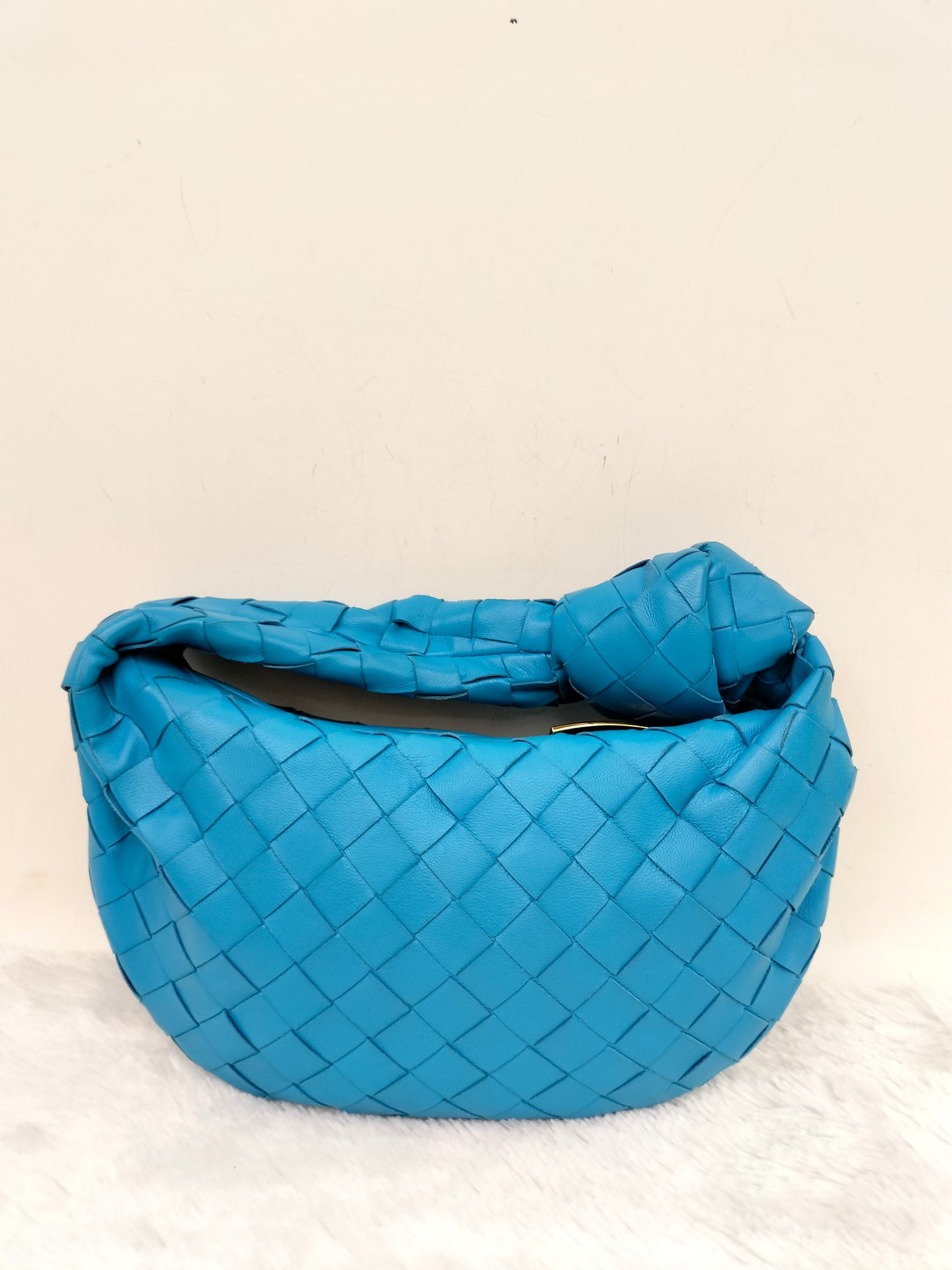Bottega Veneta Mini Jodie Blue GHW