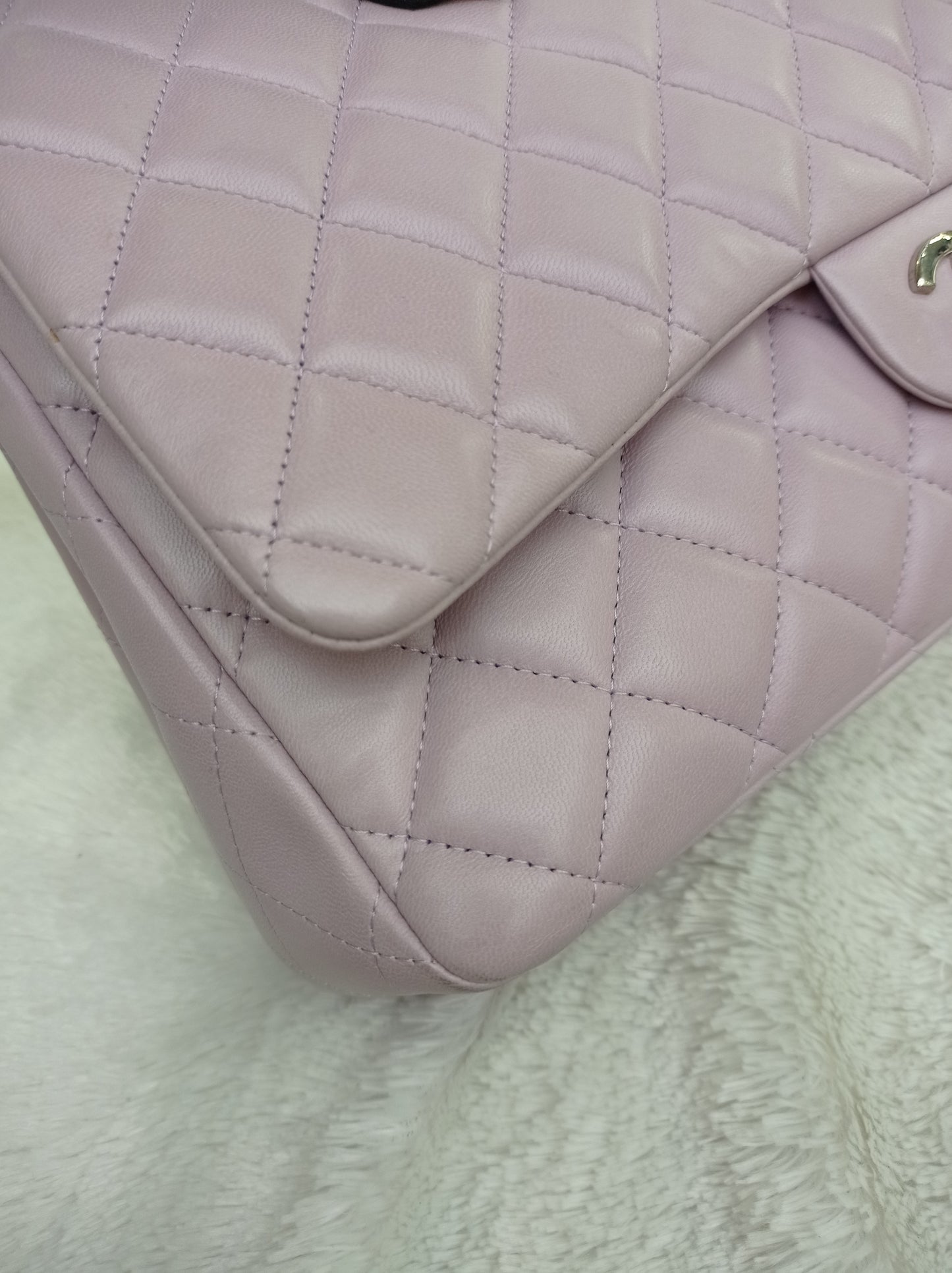 Chanel Maxi Lamb Lilac SHW DF #16