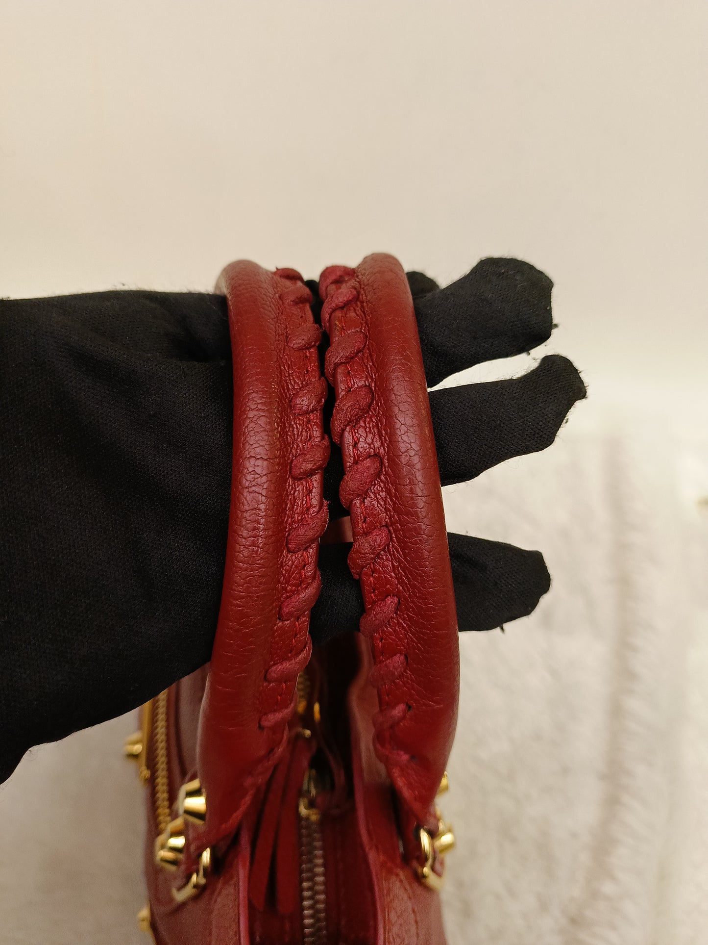 Balenciaga Mini City Edge Red GHW 2021