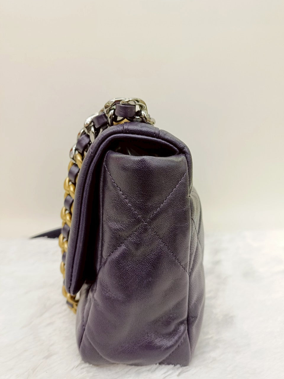 Chanel C19 Small Dark Purple GHW #30